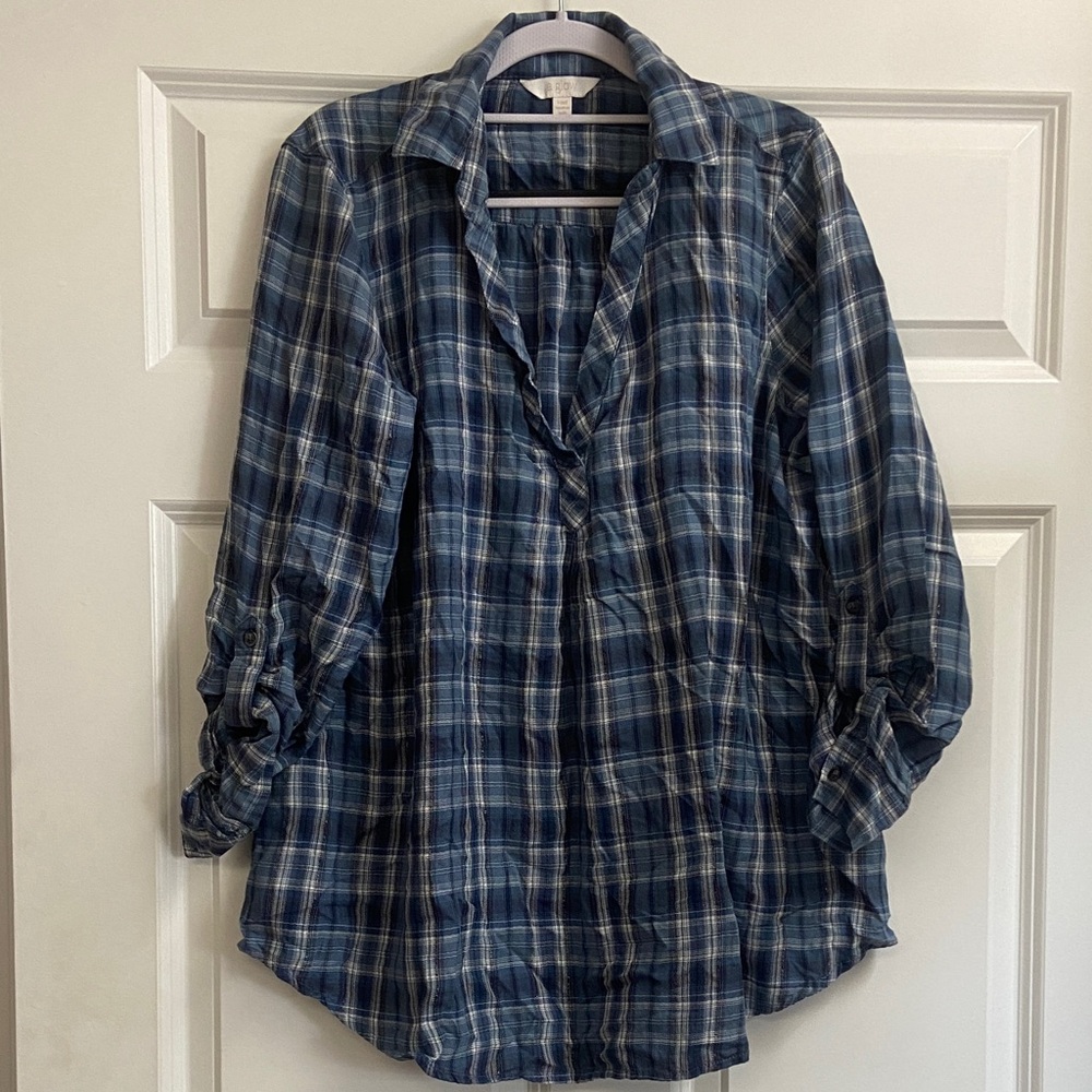 🧡 Women’s maternity plaid top
